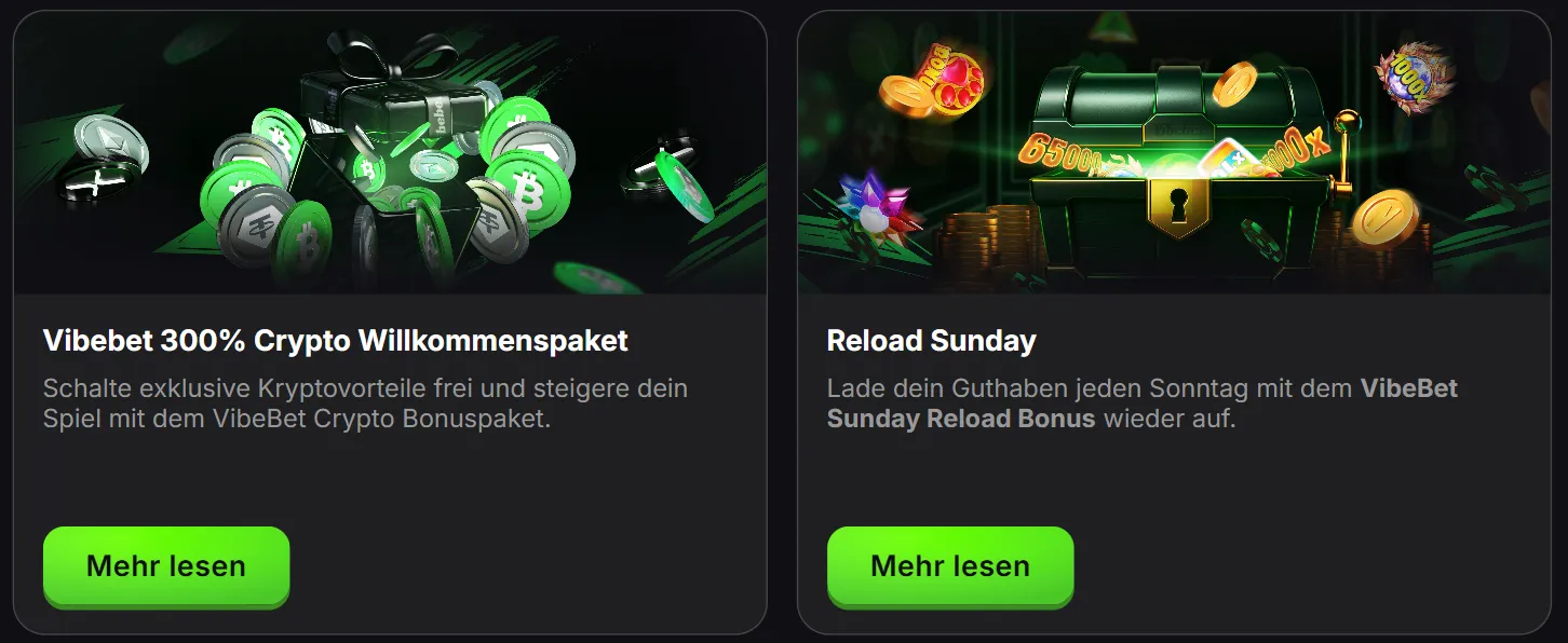 Aktuelle Aktionen und Promotionen bei VibeBet Casino – wöchentliche Boni